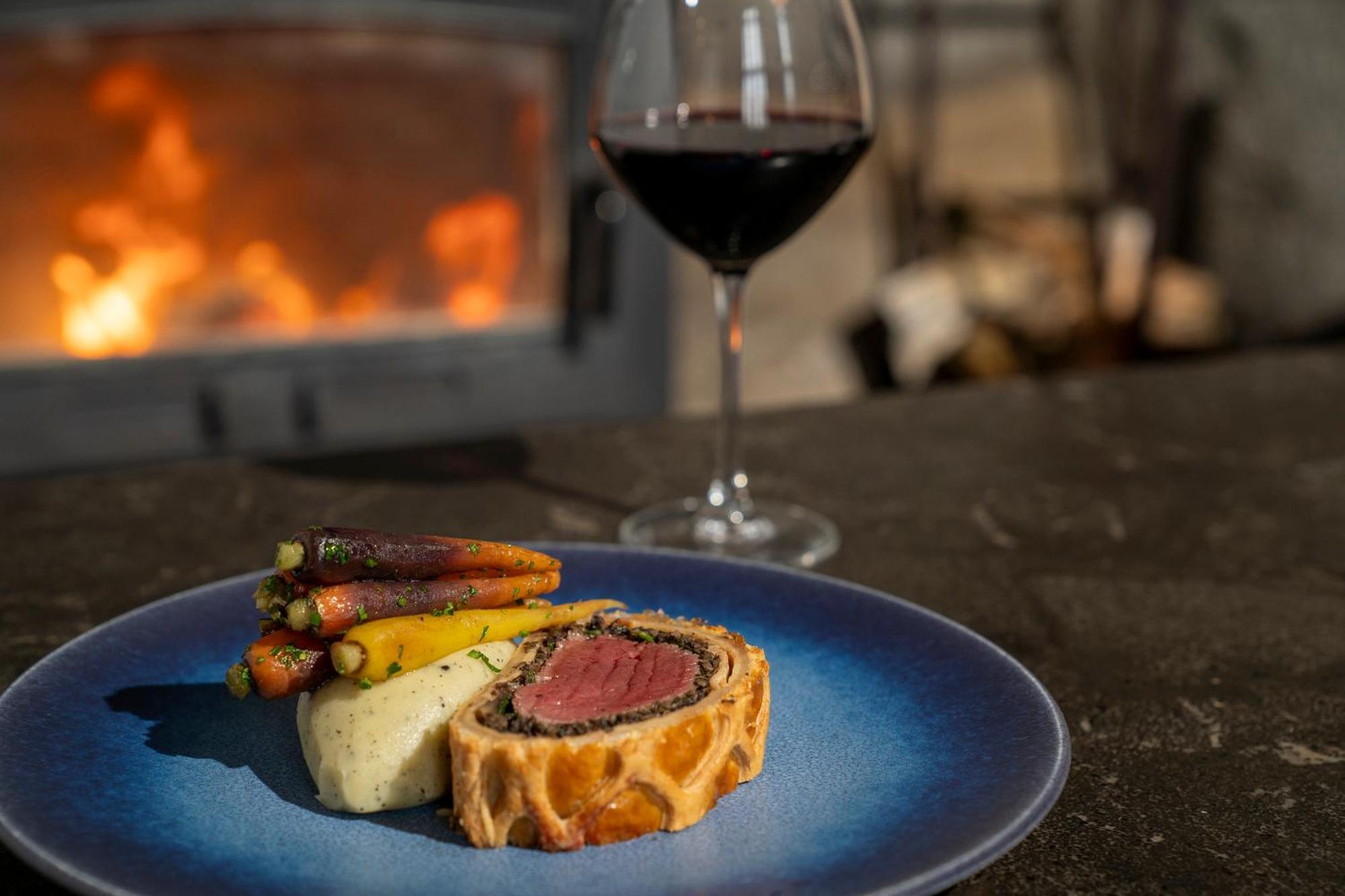 Boringdon Hall Hotel And Spa Plymouth Exterior photo A beef tenderloin wrapped in puff pastry