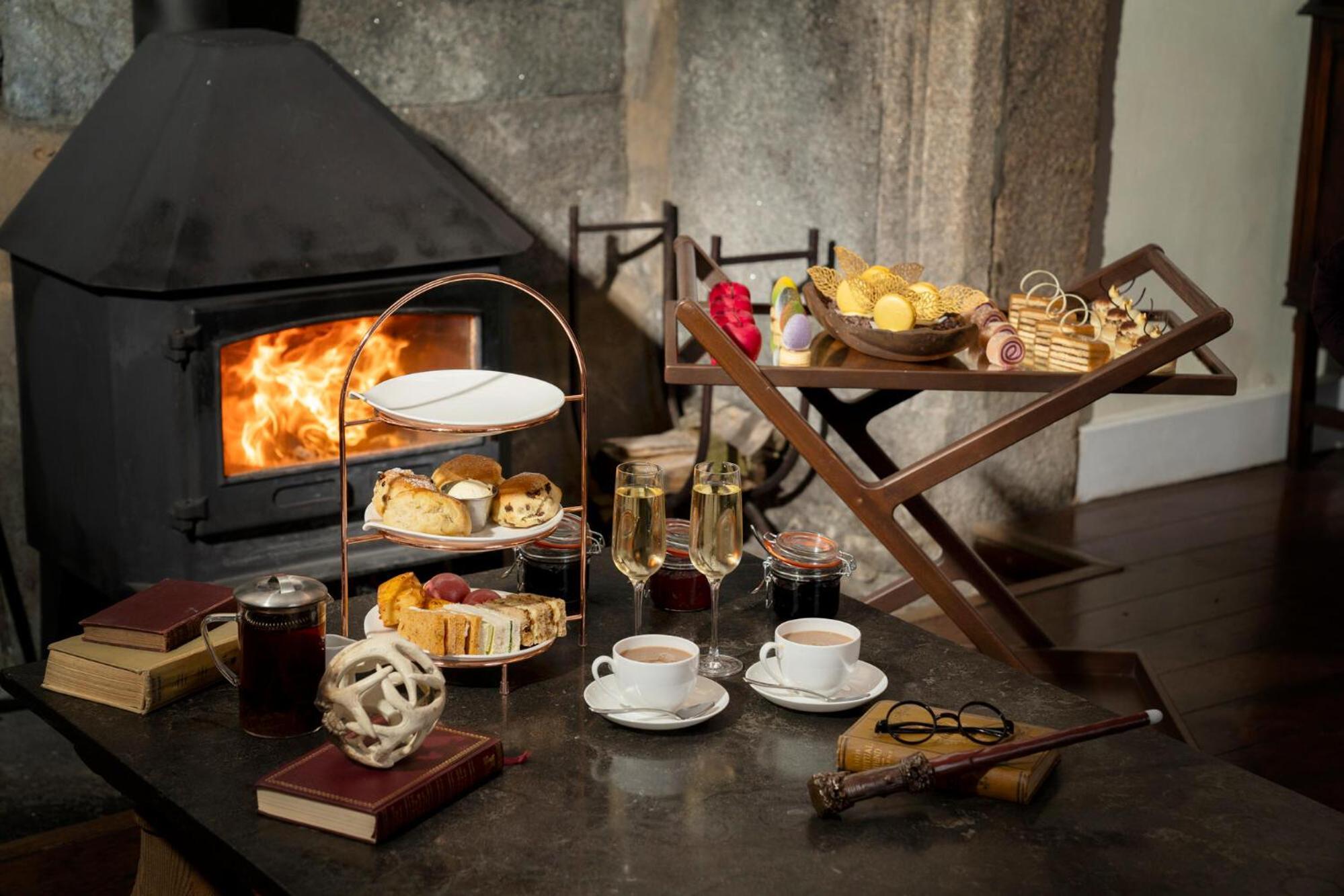 Boringdon Hall Hotel And Spa Plymouth Exterior photo Afternoon tea at the Old parsonage